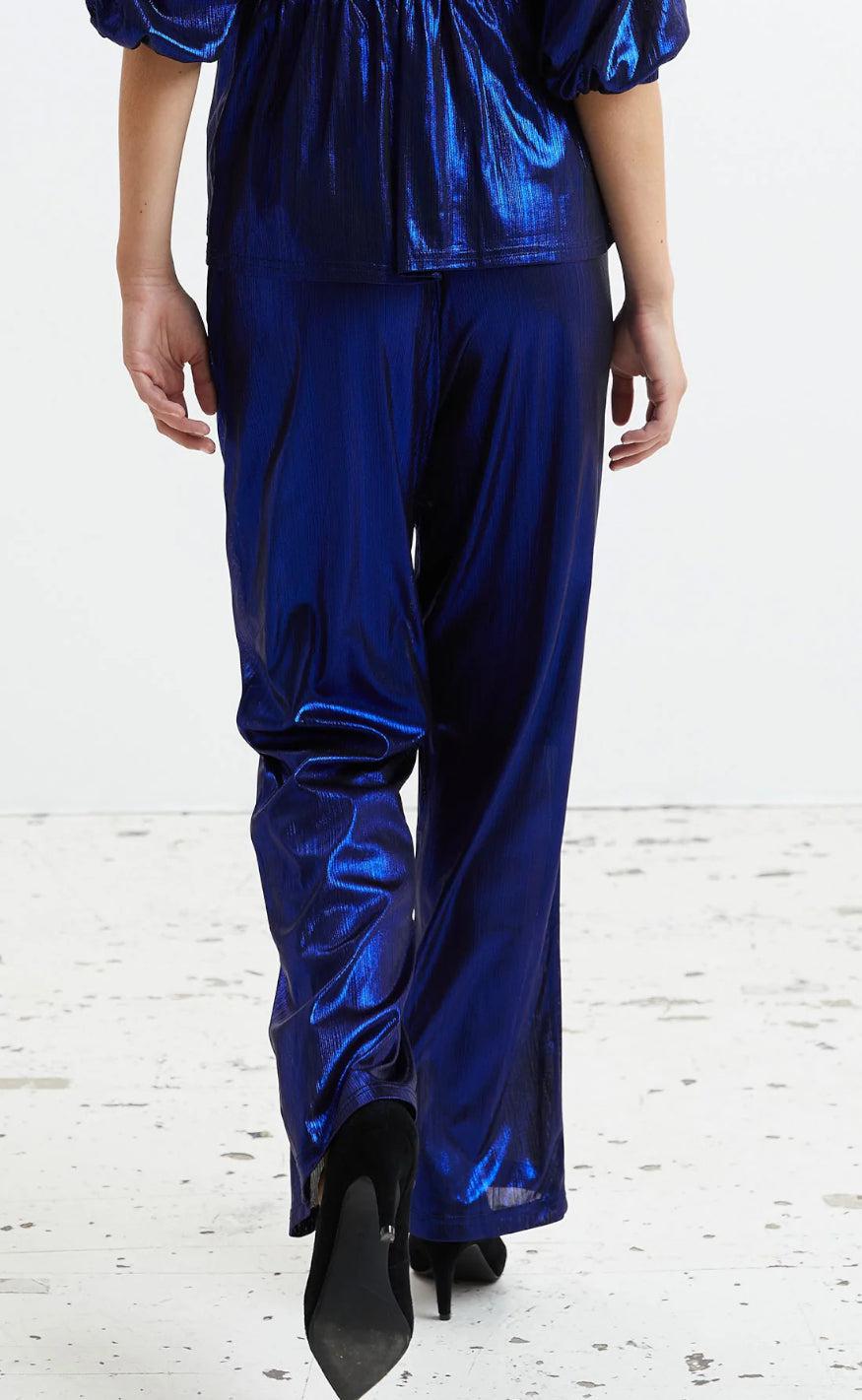 Lollys Laundry Bukser - Tuula - Blue