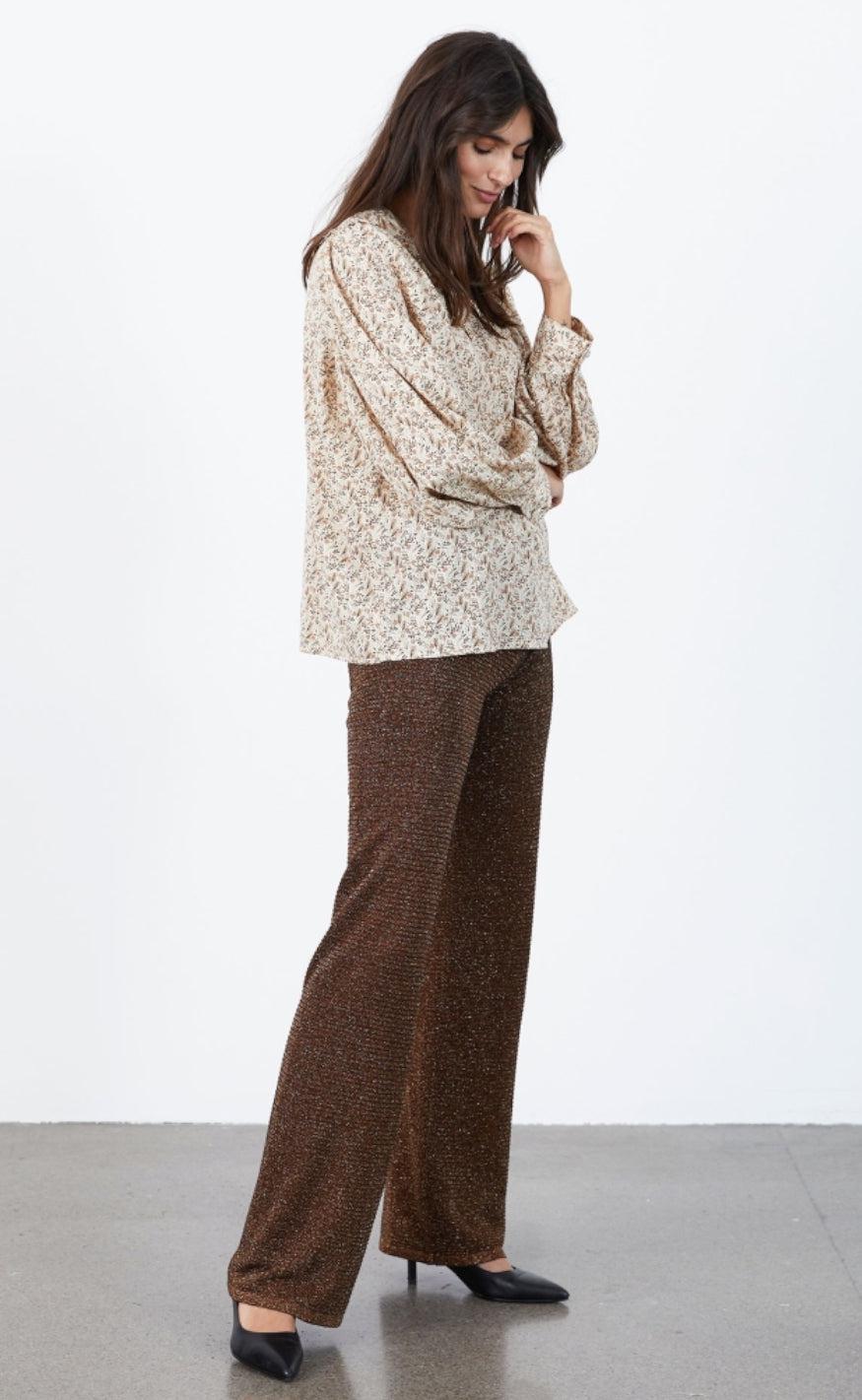 Lollys Laundry Bukser - Tuula - Bronze