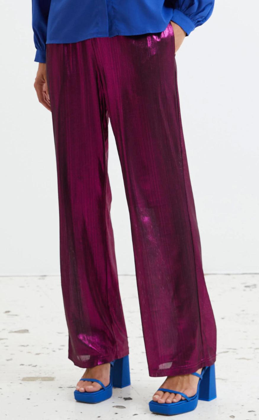 Lollys Laundry Bukser - Tuula - Pink