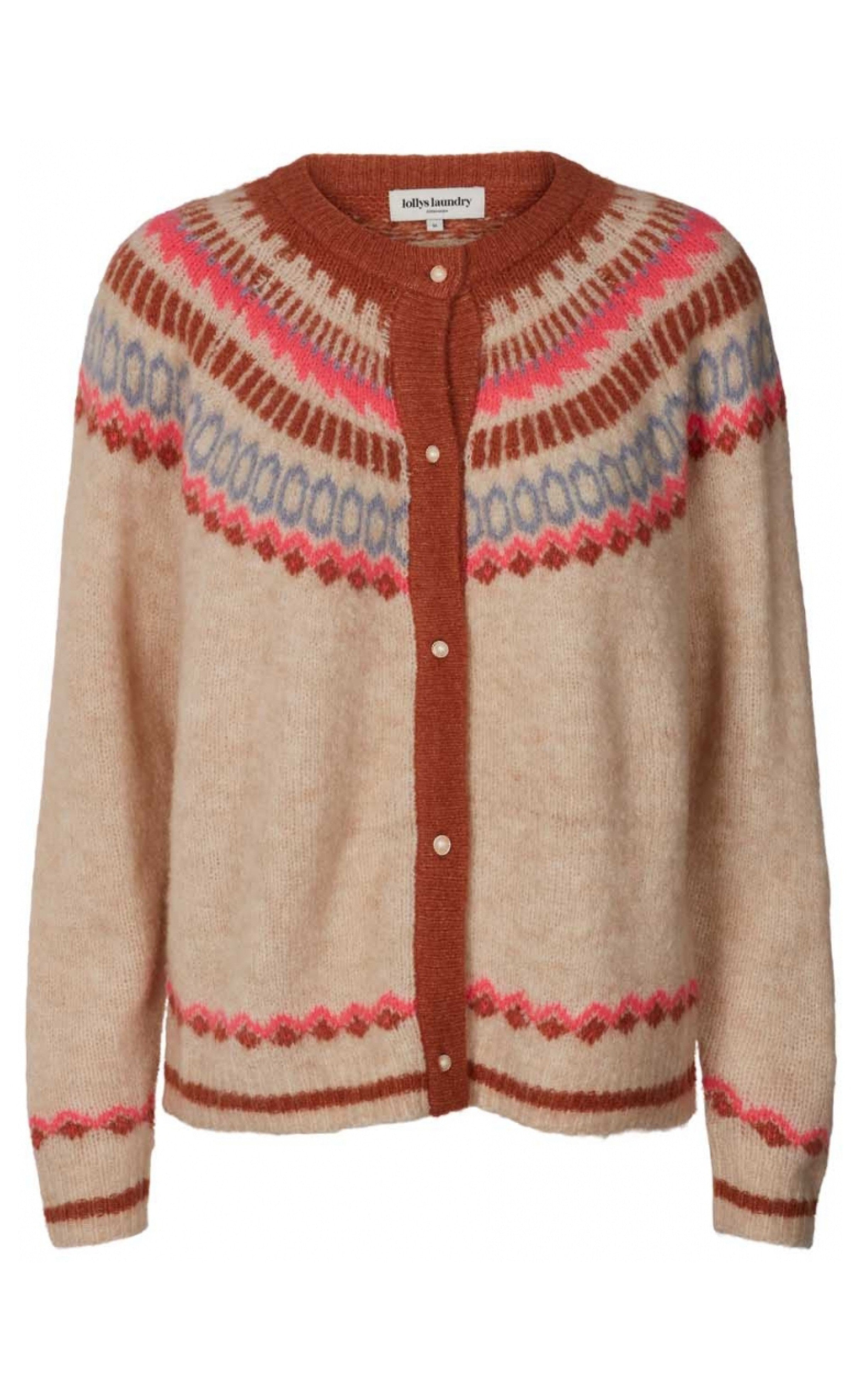 Lollys Laundry Cardigan - Nova - Creme