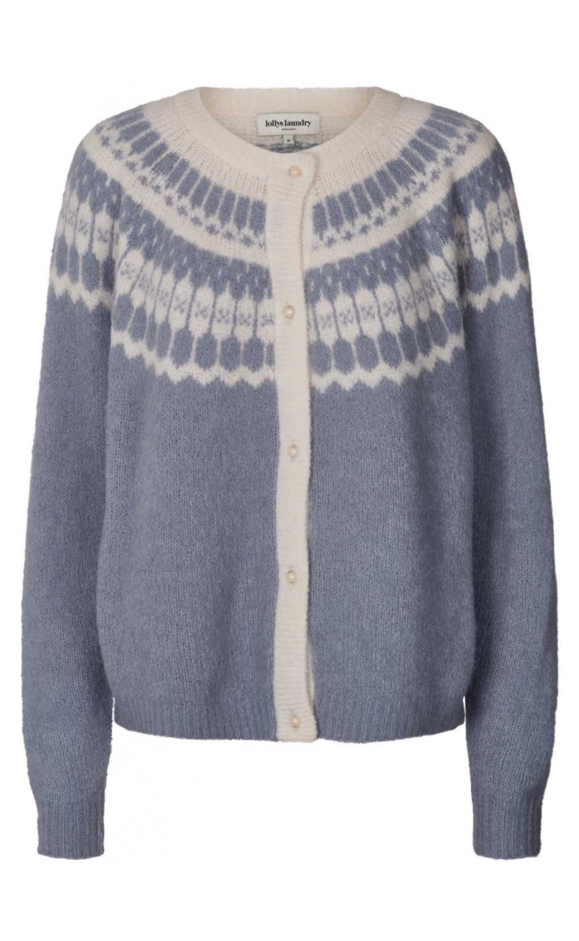 Lollys Laundry Cardigan - Nova - Dusty Blue