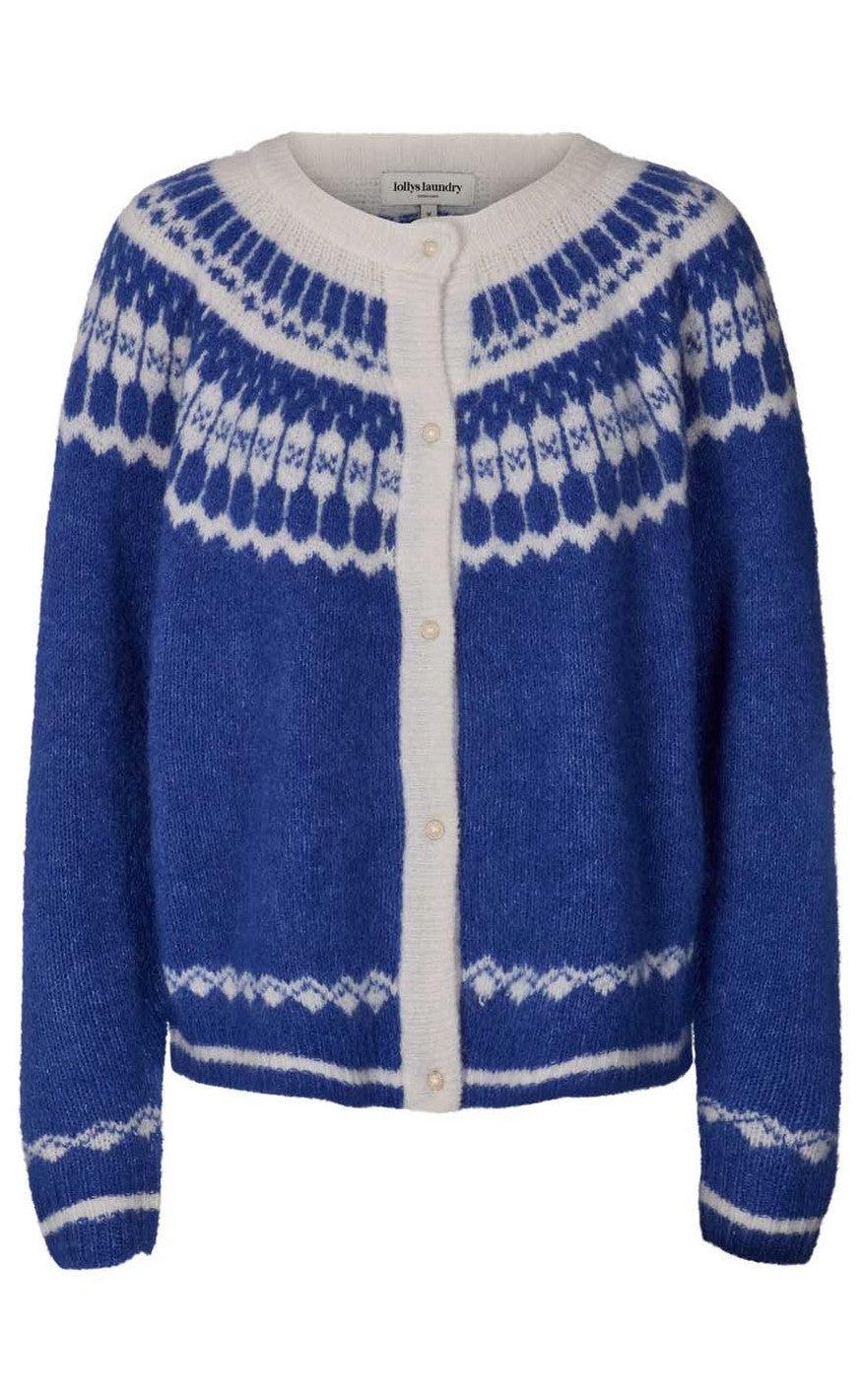 Lollys Laundry Cardigan - Nova - Neon Blue
