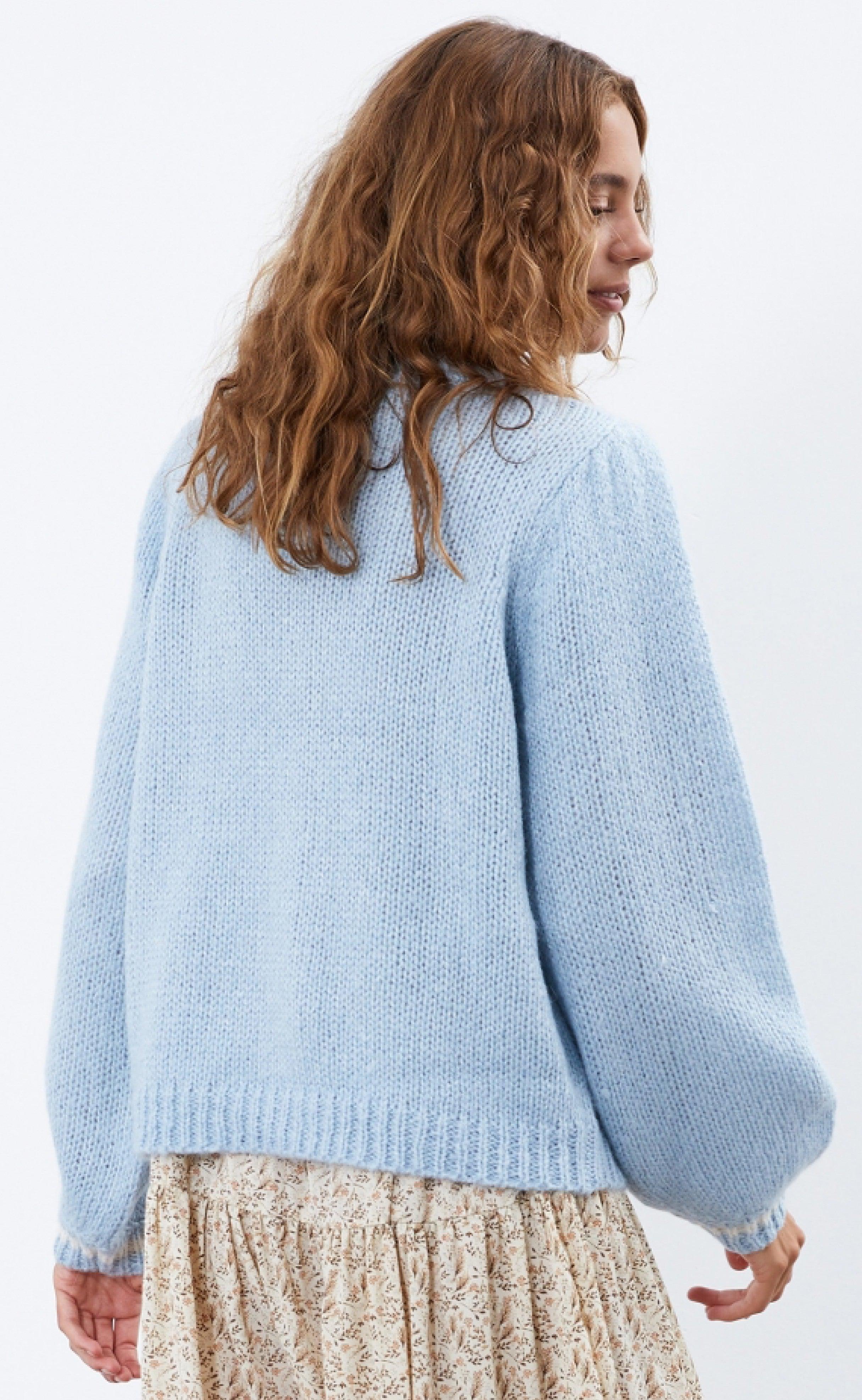 Lollys Laundry Cardigan - Pippa - Light Blue