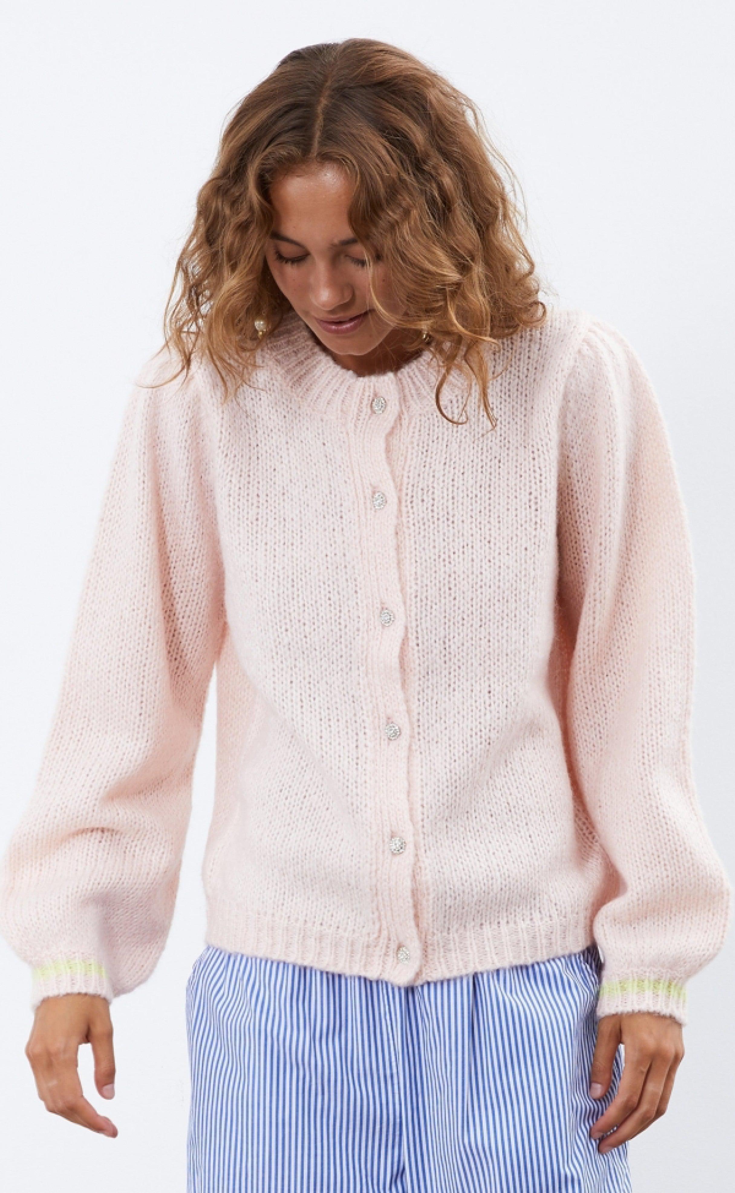 Lollys Laundry Cardigan - Pippa - Light Pink
