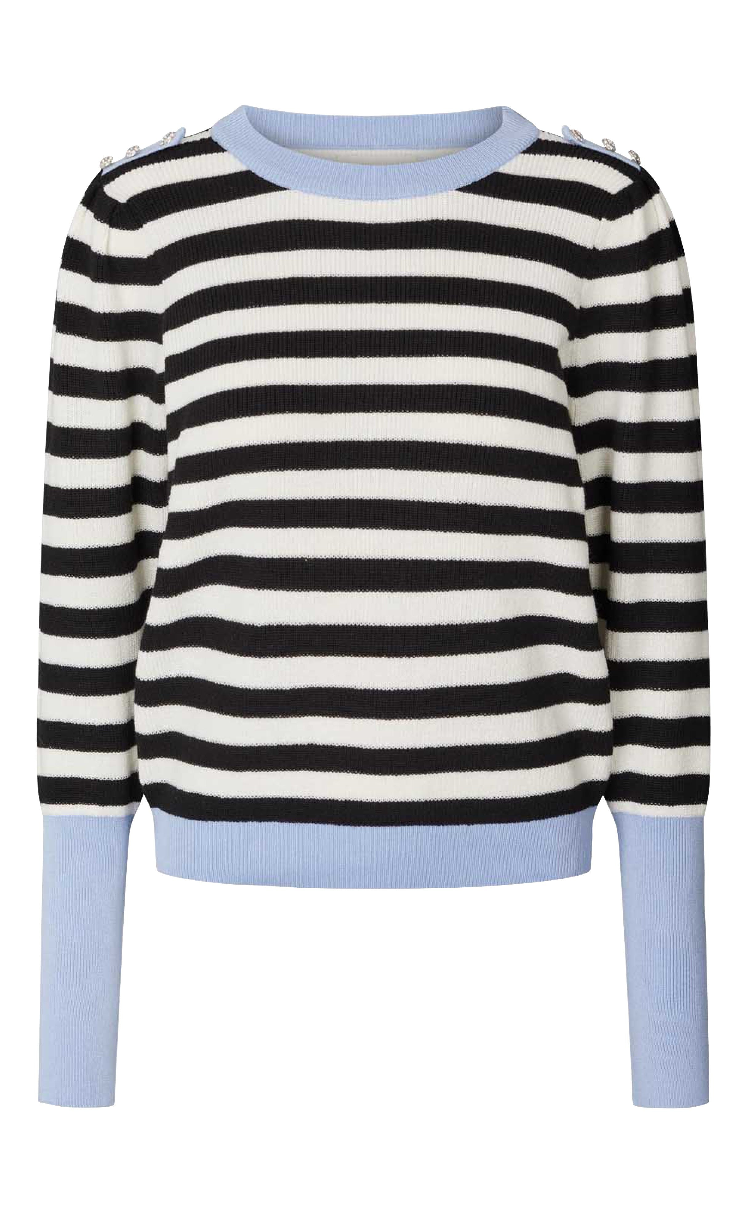 Lollys Laundry Jumper - Sarah - Black Stripe