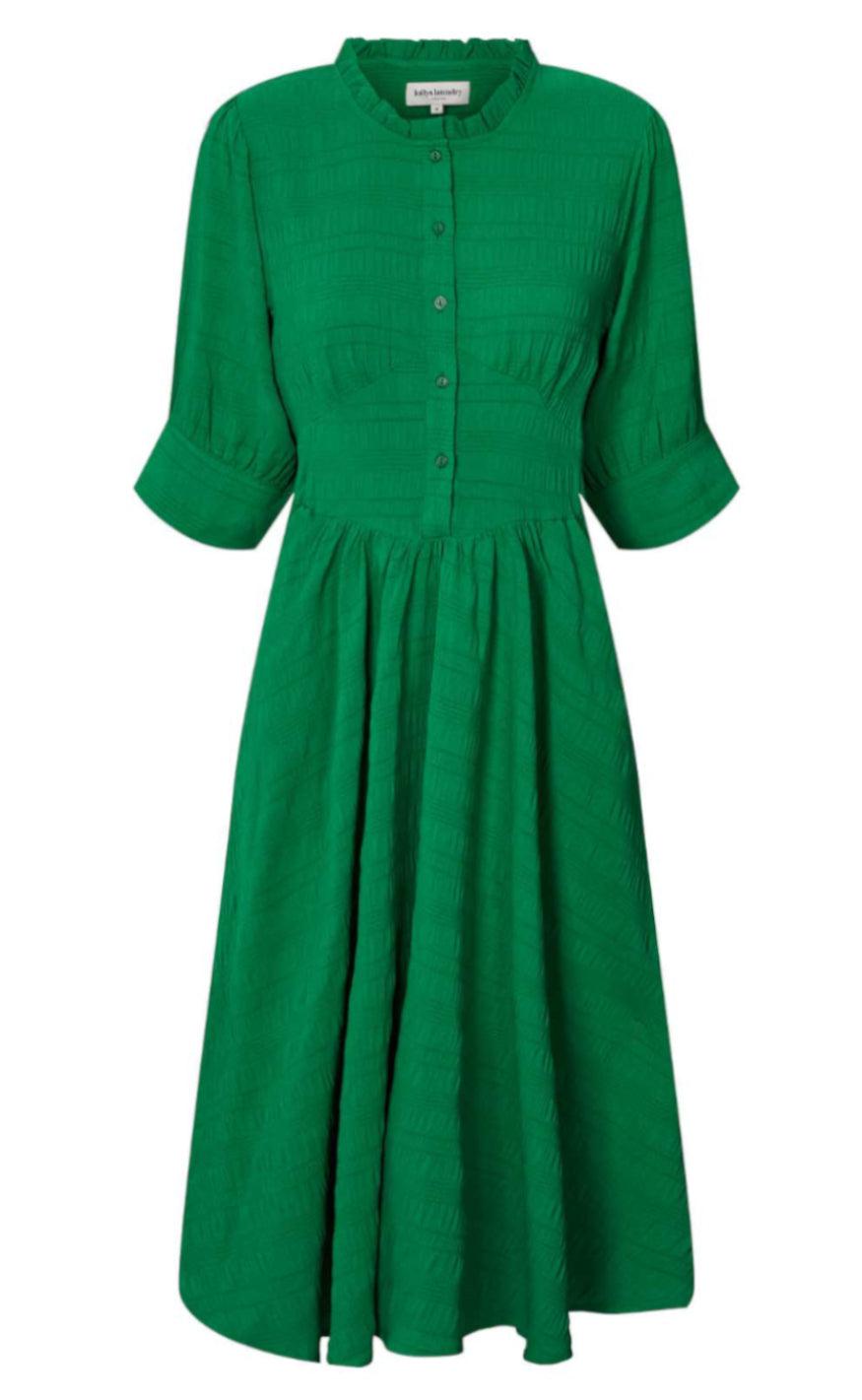 Lollys Laundry Kjole - Boston - Green