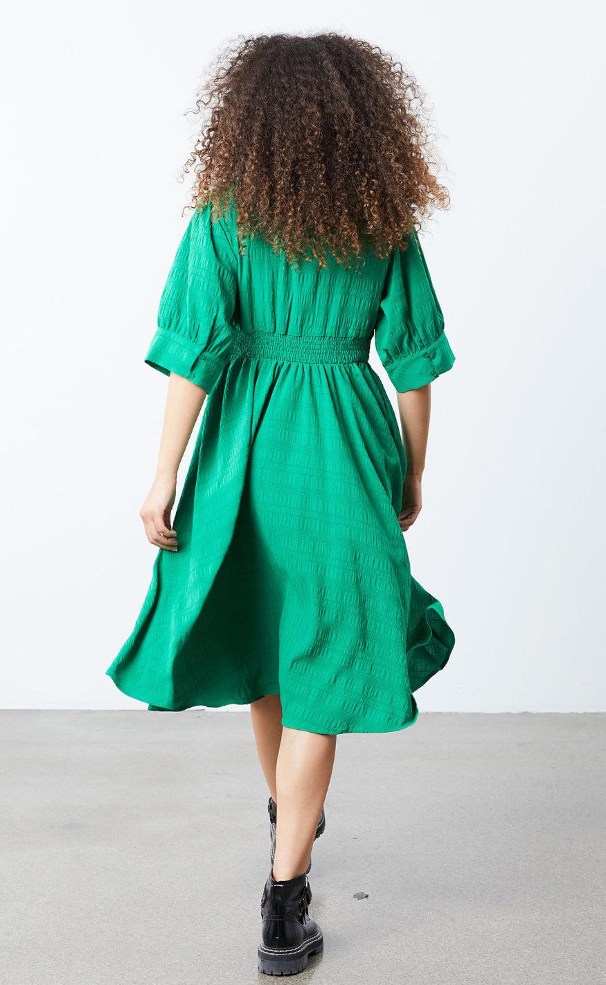 Lollys Laundry Kjole - Boston - Green