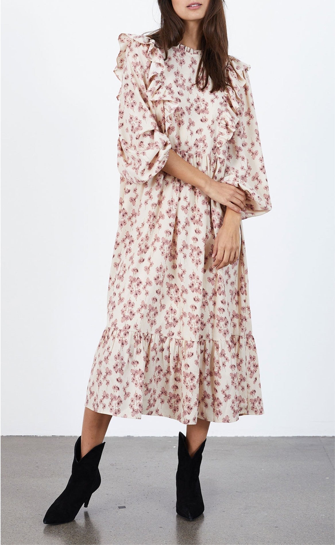 Lollys Laundry Kjole - Cana - Creme