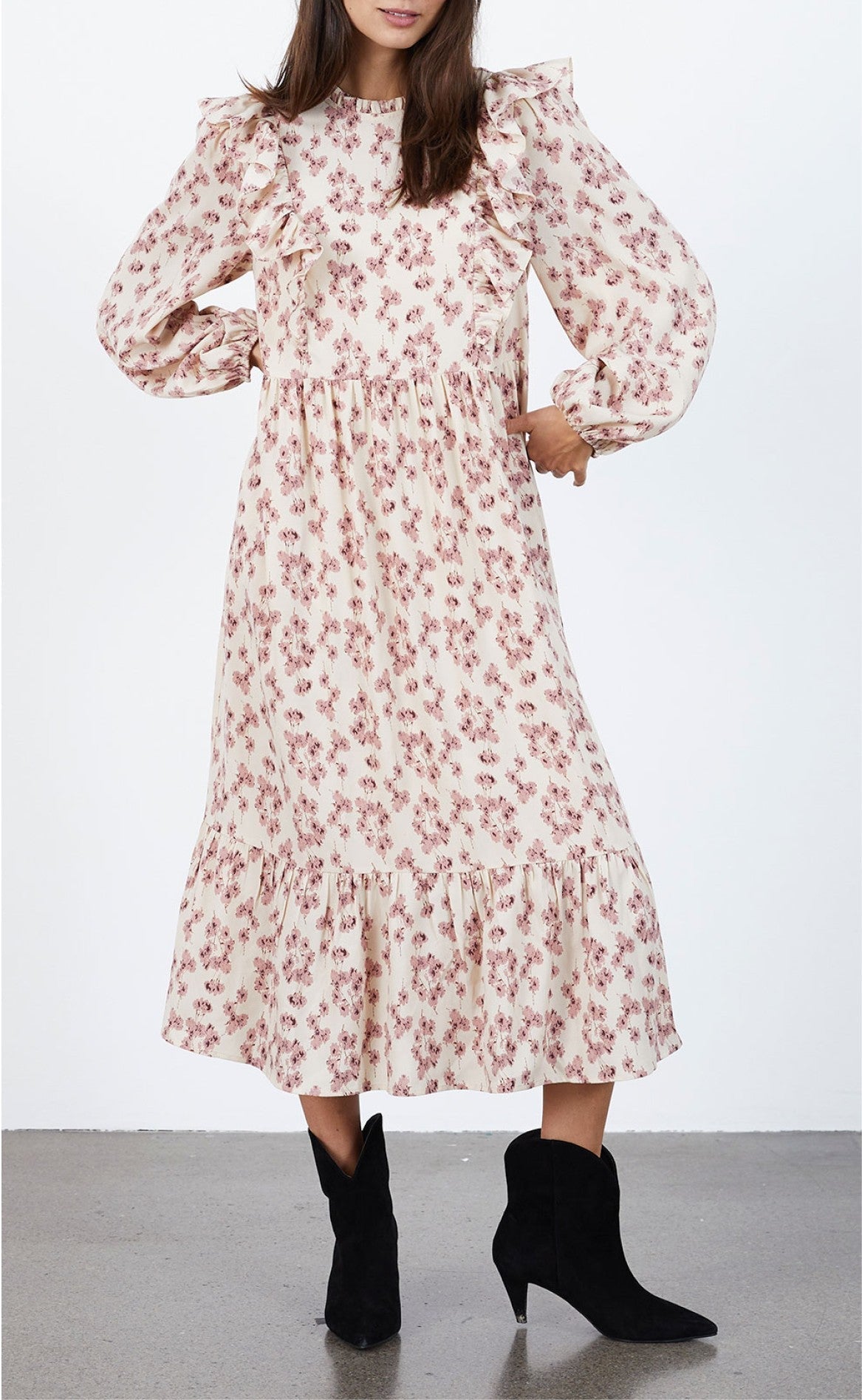 Lollys Laundry Kjole - Cana - Creme
