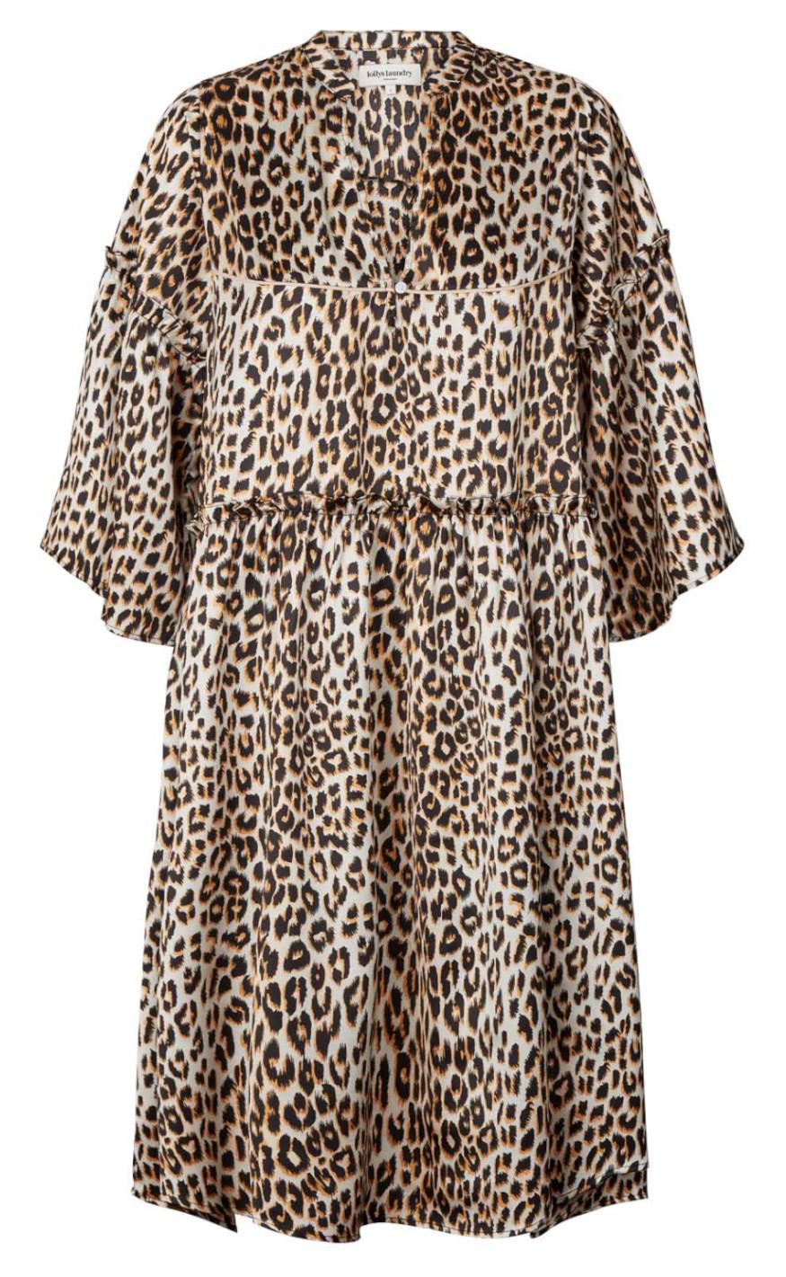 Lollys Laundry Kjole - Feline - Leopard Print
