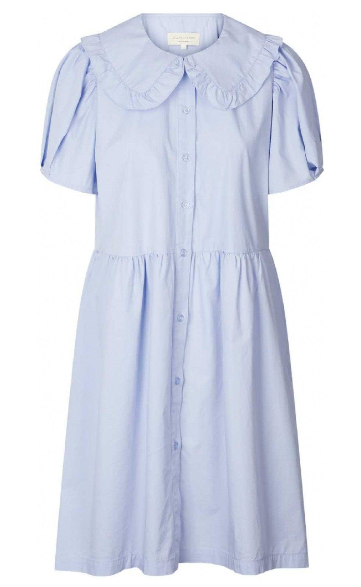 Lollys Laundry Kjole - Henrikke - Light Blue