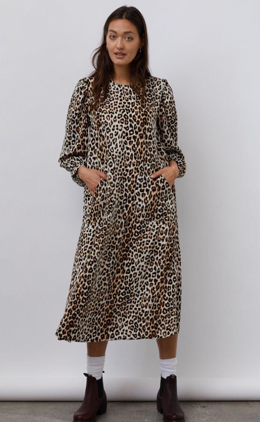 Lollys Laundry Kjole - Lucas - Leopard Print