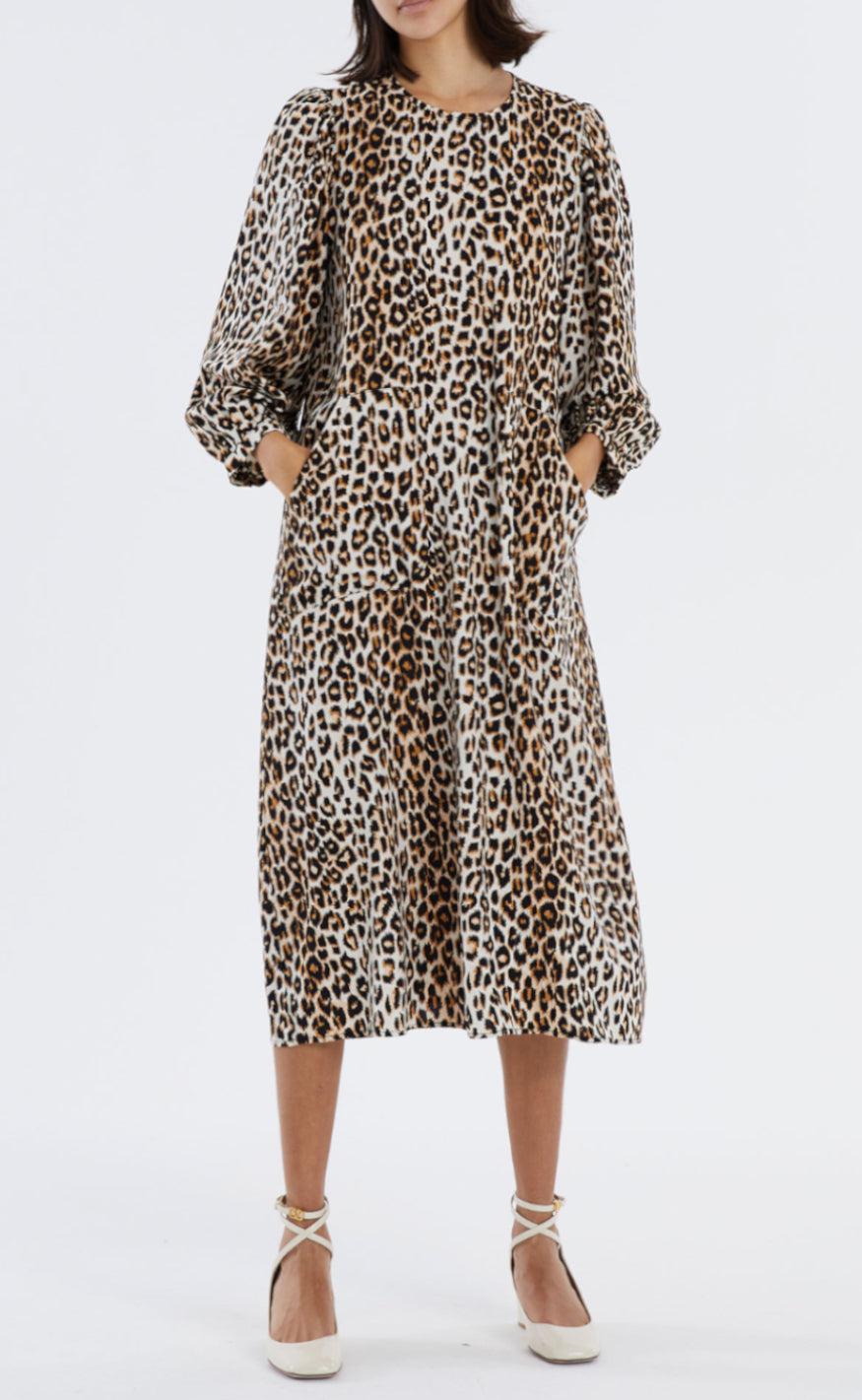 Lollys Laundry Kjole - Lucas - Leopard Print