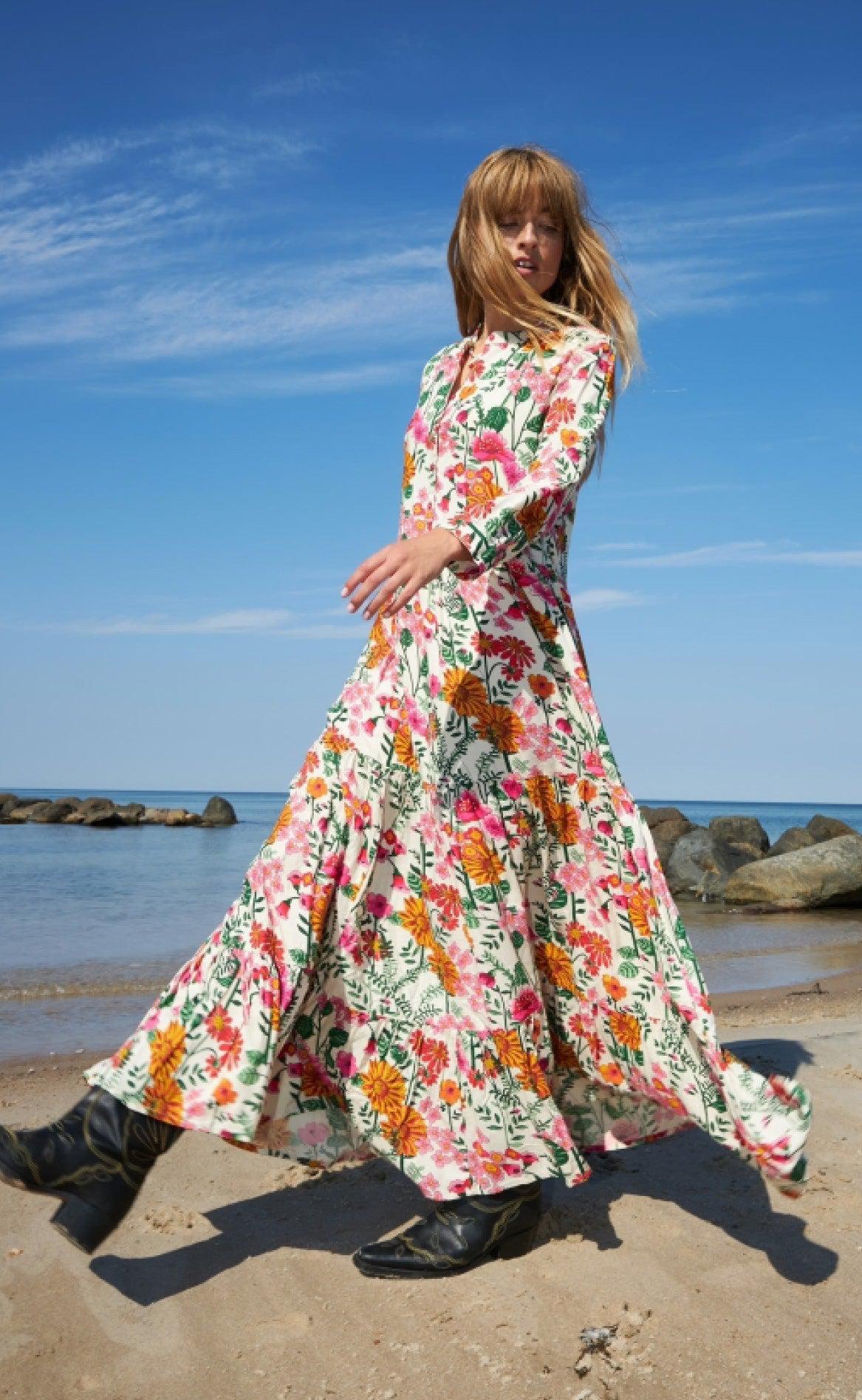 Lollys Laundry Kjole - Nee - Flower Print