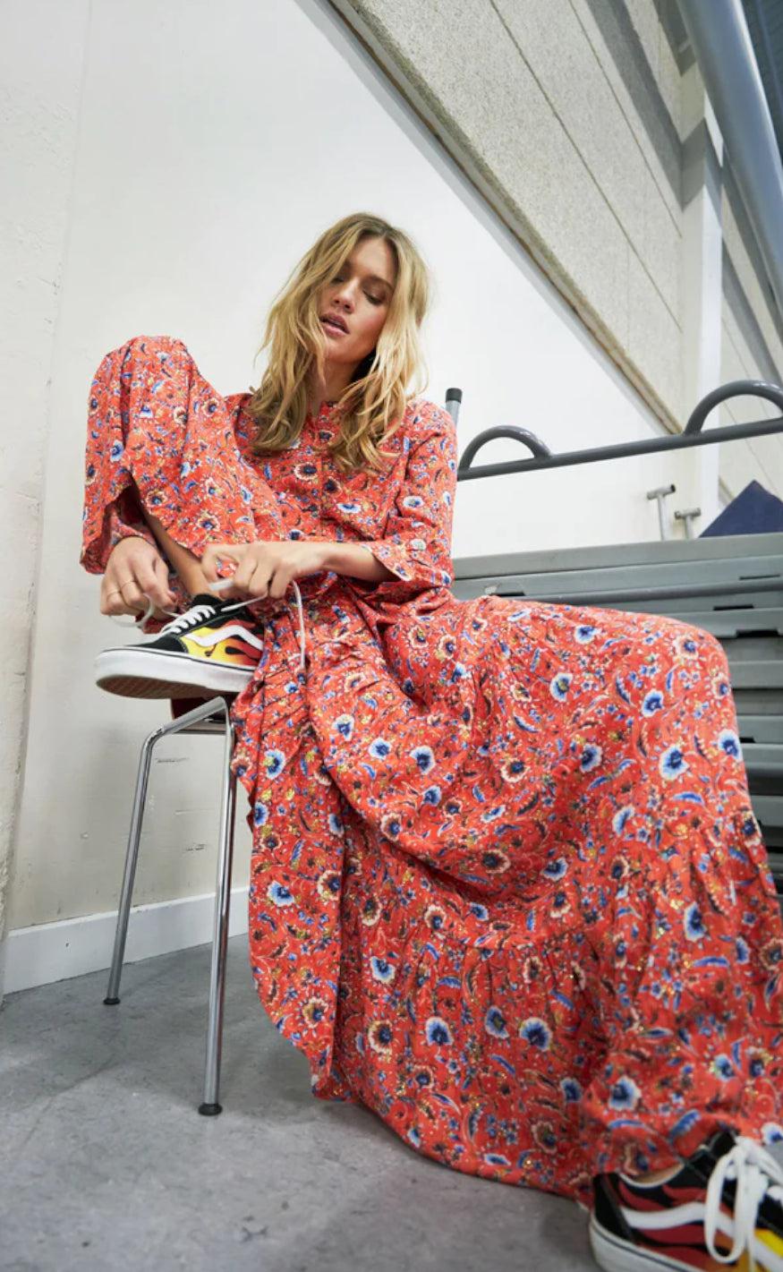 Lollys Laundry Kjole - Nee - Flower Print