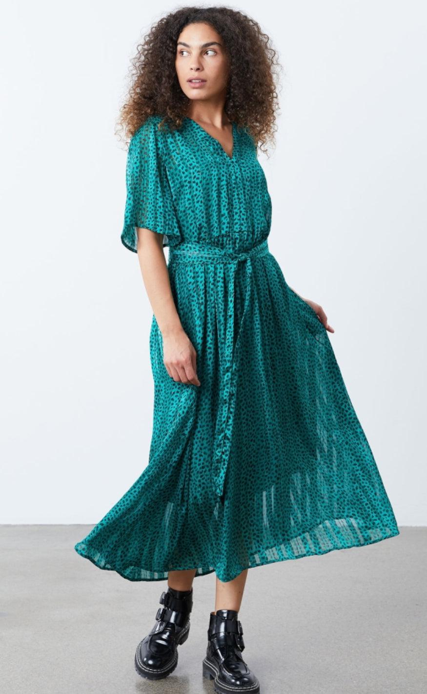 Lollys Laundry Kjole - Sumia - Green