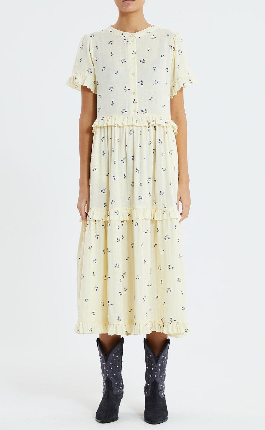 Lollys Laundry Kjole - Suzie - Blue