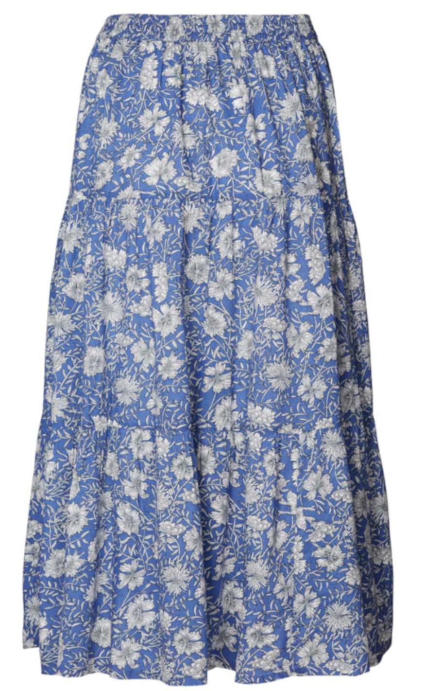Lollys Laundry Nederdel - Morning - Flower Print