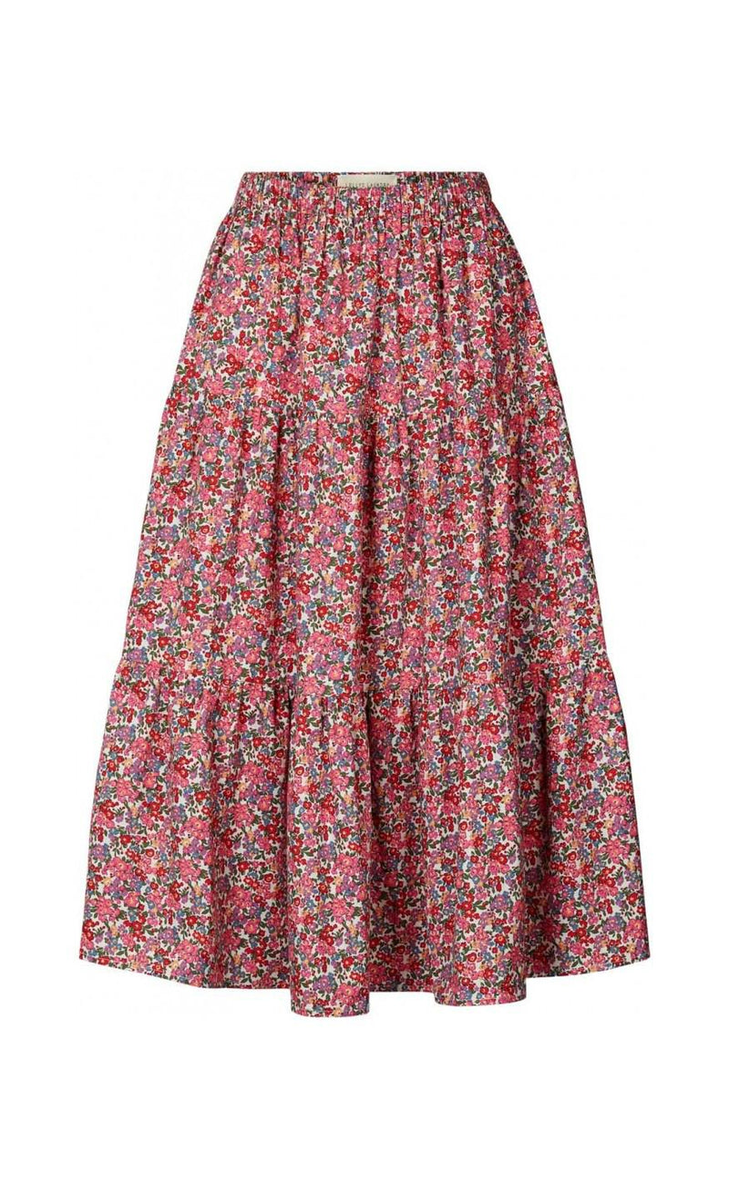 Lollys Laundry Nederdel - Morning - Flower Print