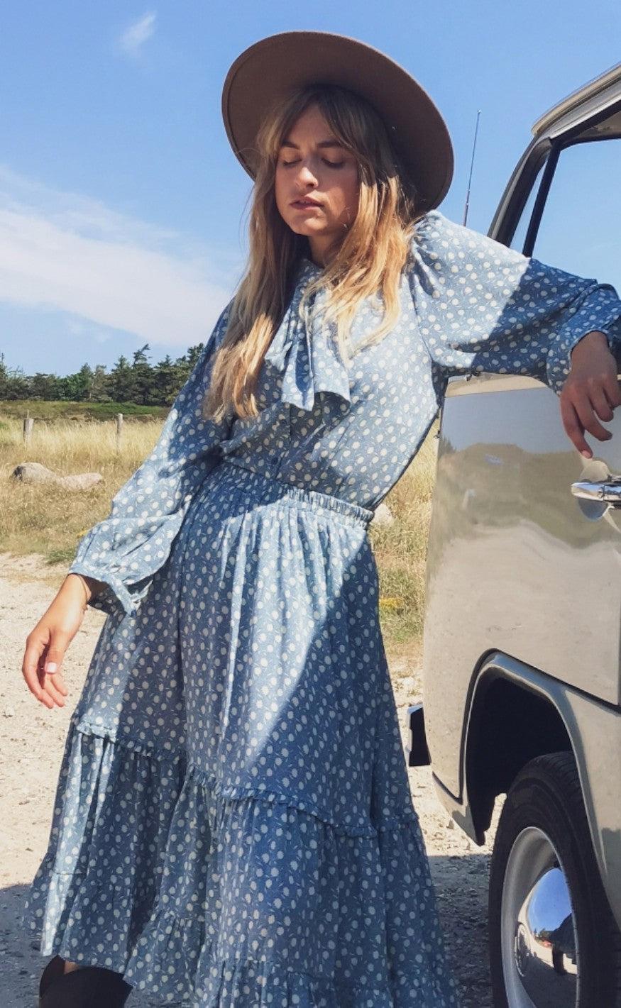 Lollys Laundry Nederdel - Sana - Blue