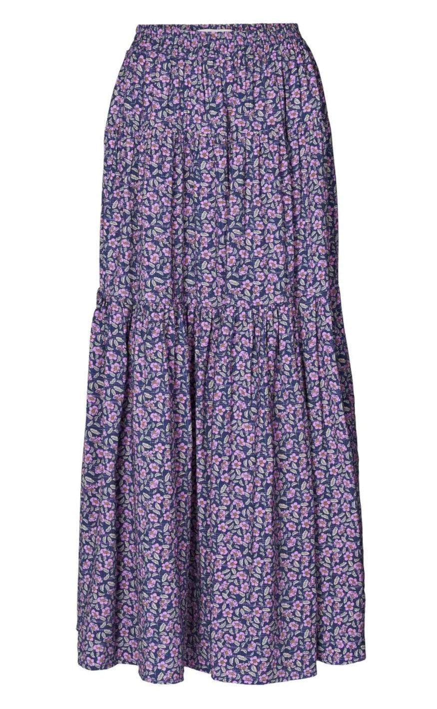 Lollys Laundry Nederdel - Sunset - Flower Print