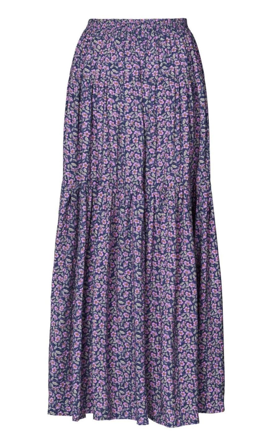 Lollys Laundry Nederdel - Sunset - Flower Print