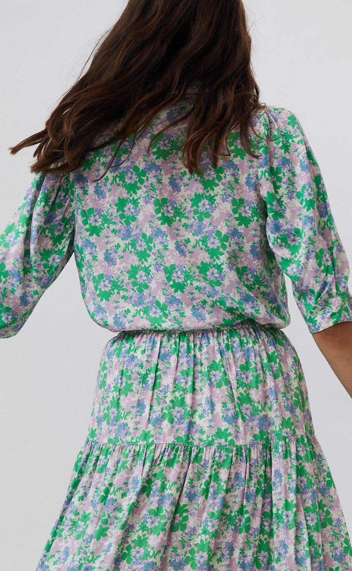 Lollys Laundry Skjorte - Bono - Flower Print