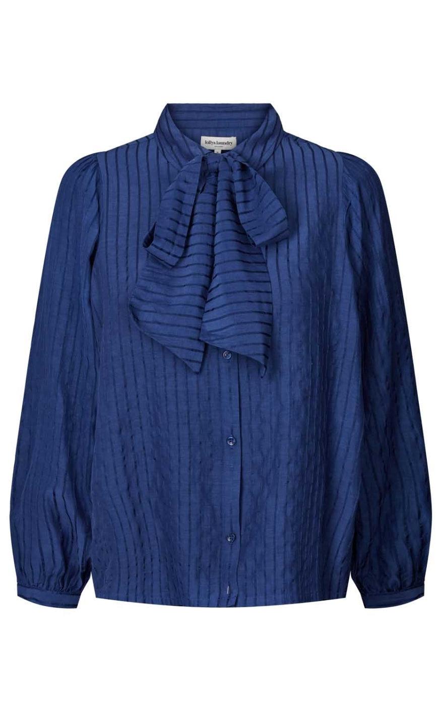 Lollys Laundry Skjorte - Ellie - Dark Blue