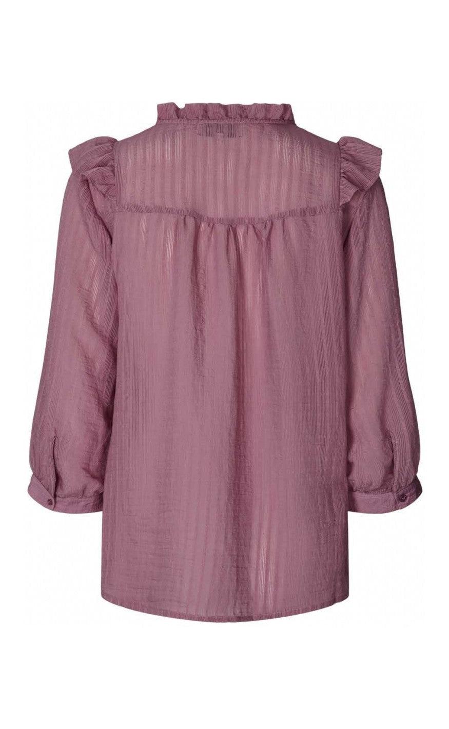 Lollys Laundry Skjorte - Hanni - Plum