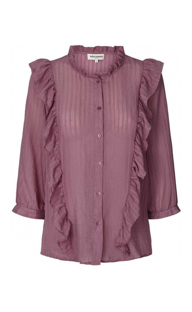Lollys Laundry Skjorte - Hanni - Plum