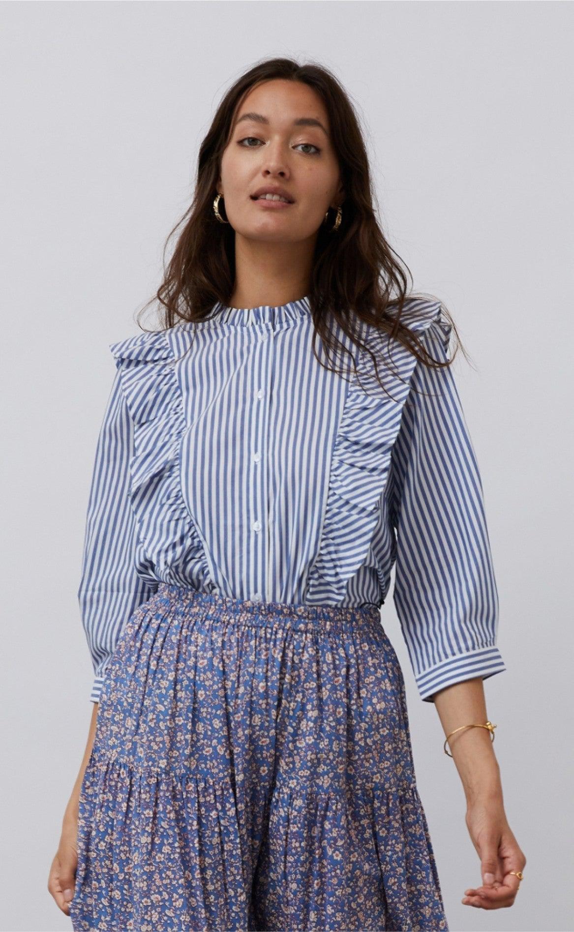 Lollys Laundry Skjorte - Hanni - Stripe
