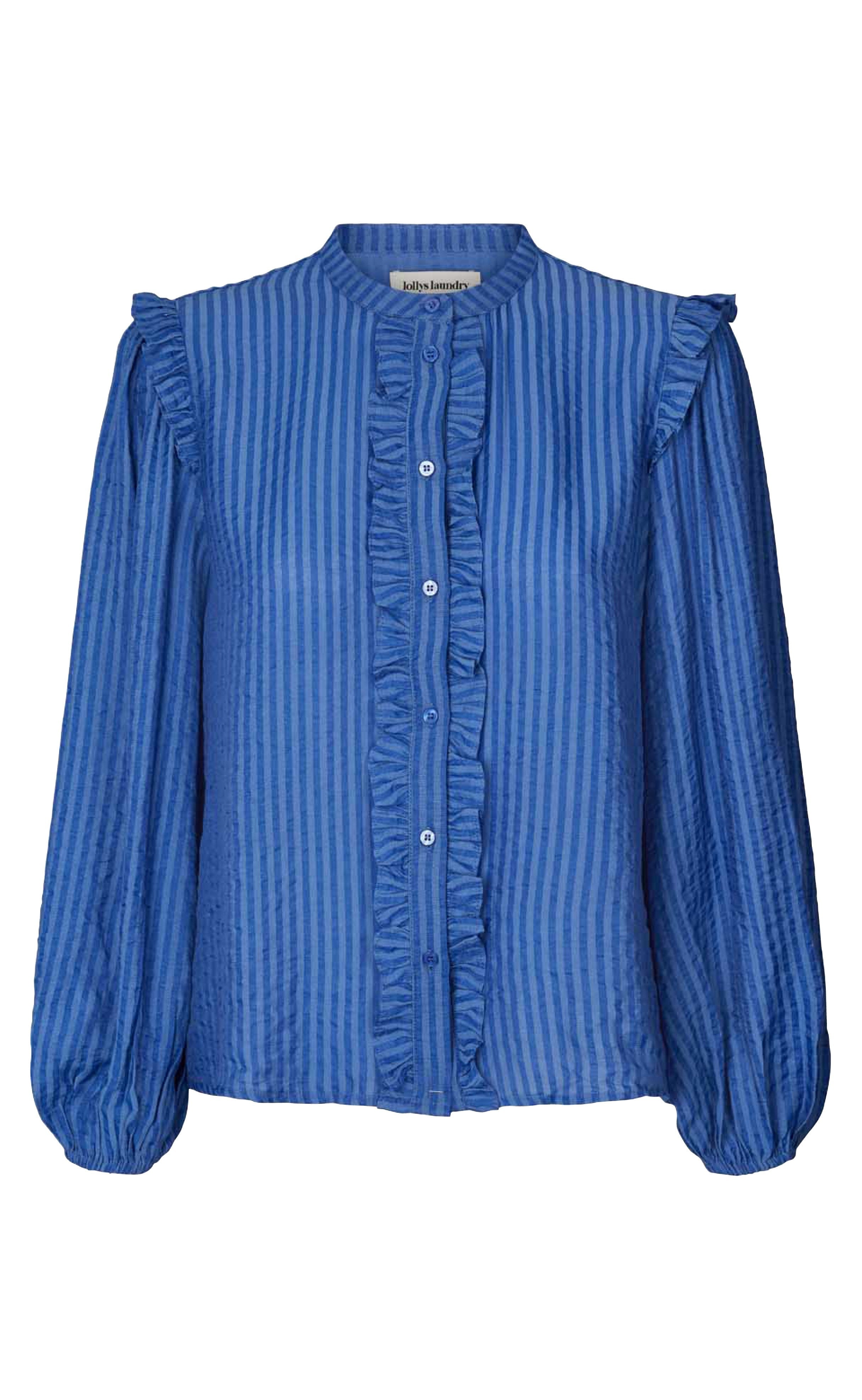 Lollys Laundry Skjorte - Sue - Blue