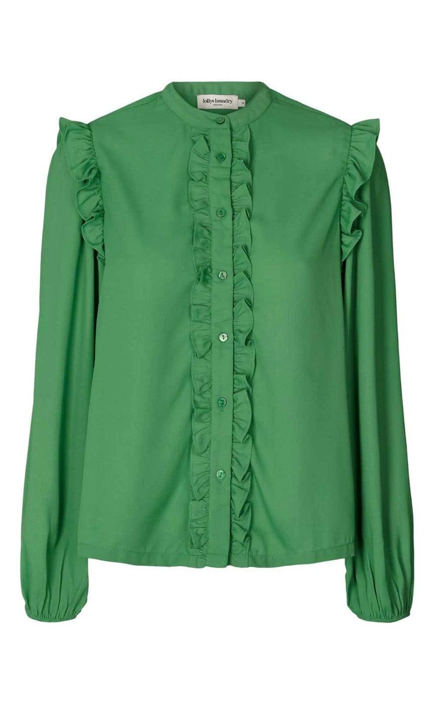 Lollys Laundry Skjorte - Sue - Green