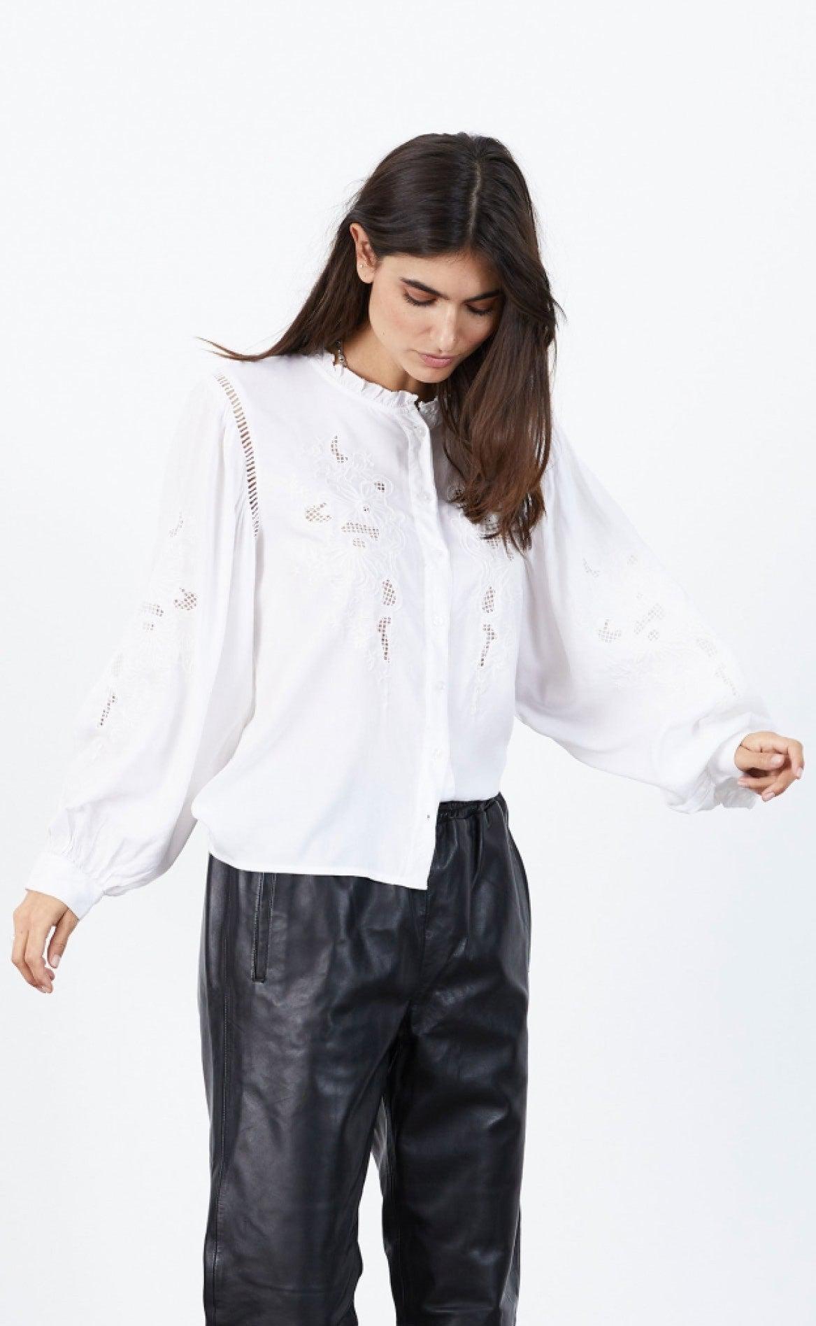 Lollys Laundry Skjorte - Valentina - White