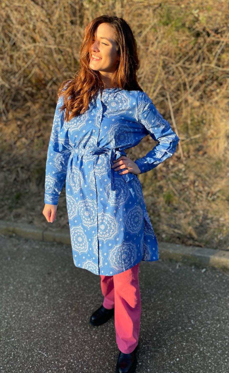 Lollys Laundry Skjorte - Vega - Blue
