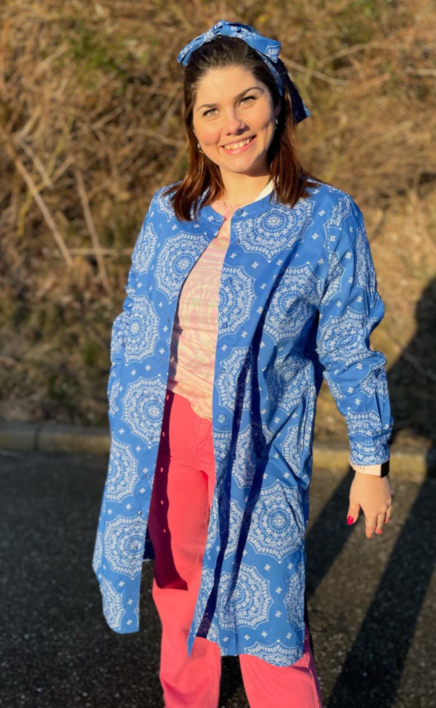 Lollys Laundry Skjorte - Vega - Blue