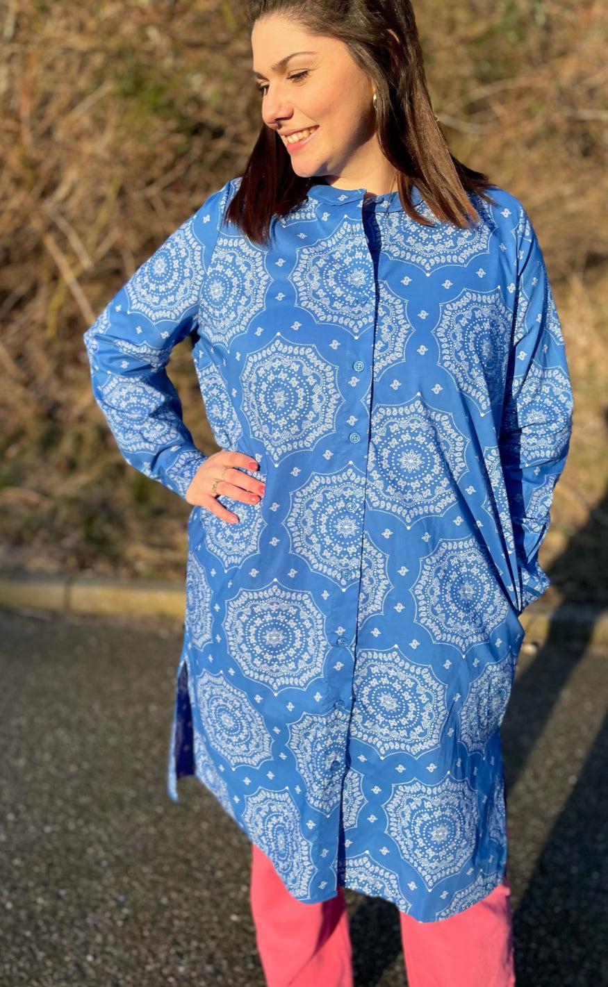 Lollys Laundry Skjorte - Vega - Blue