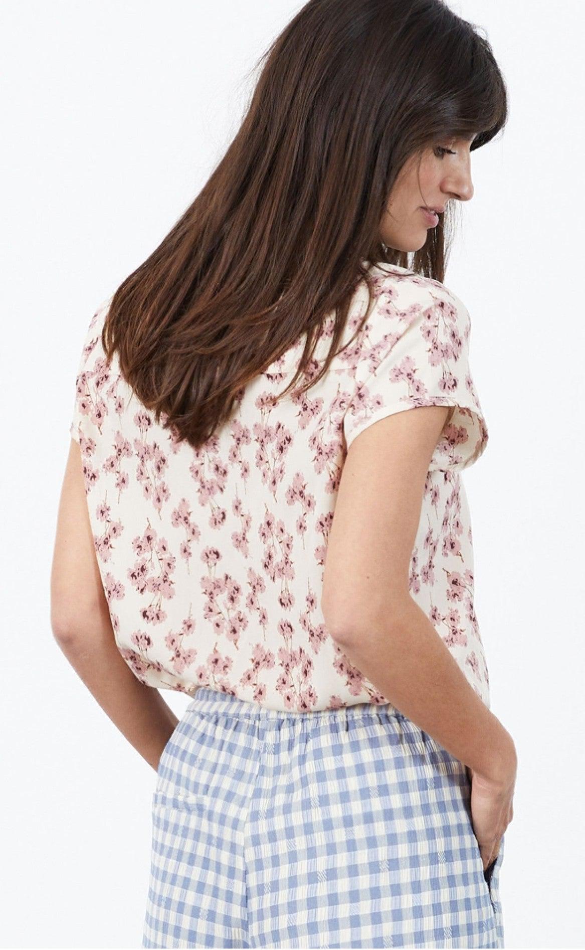 Lollys Laundry Top - Heather - Creme