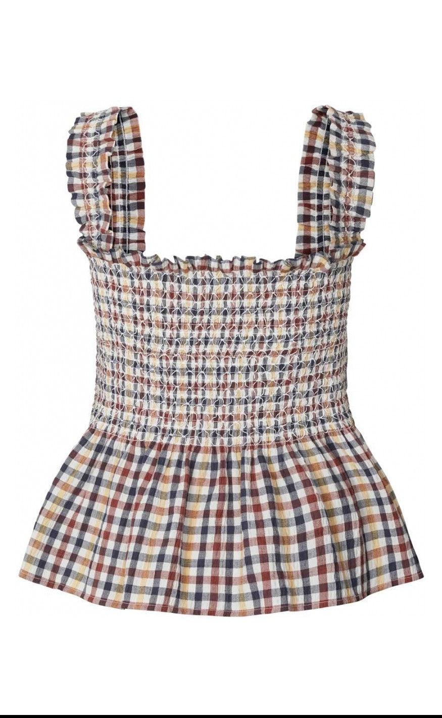 Lollys Laundry Top - July - Check Print