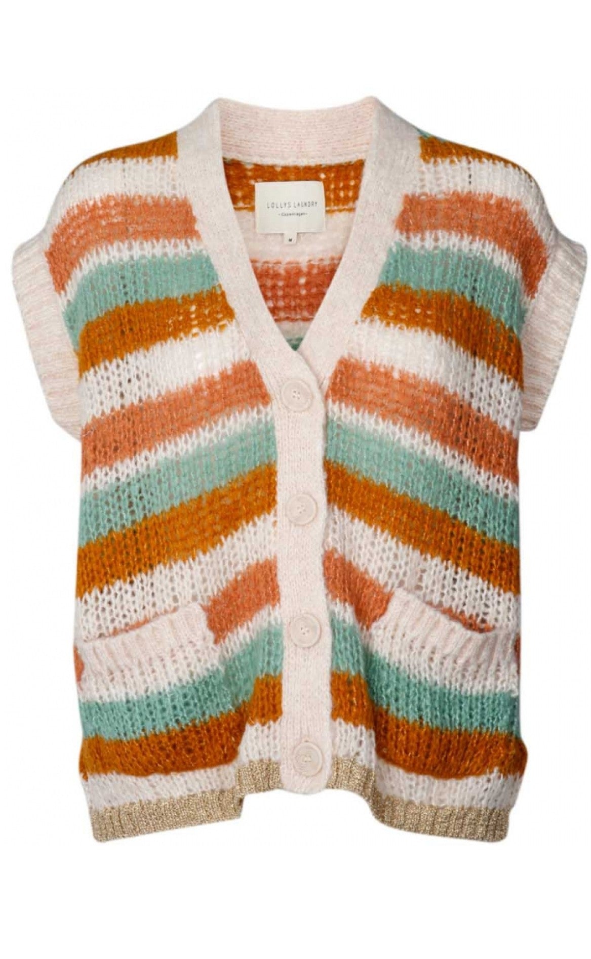 Lollys Laundry Vest - Celine - Creme