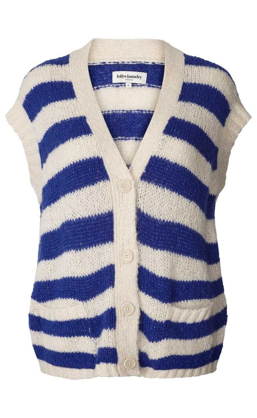 Lollys Laundry Vest - Celine - Neon Blue