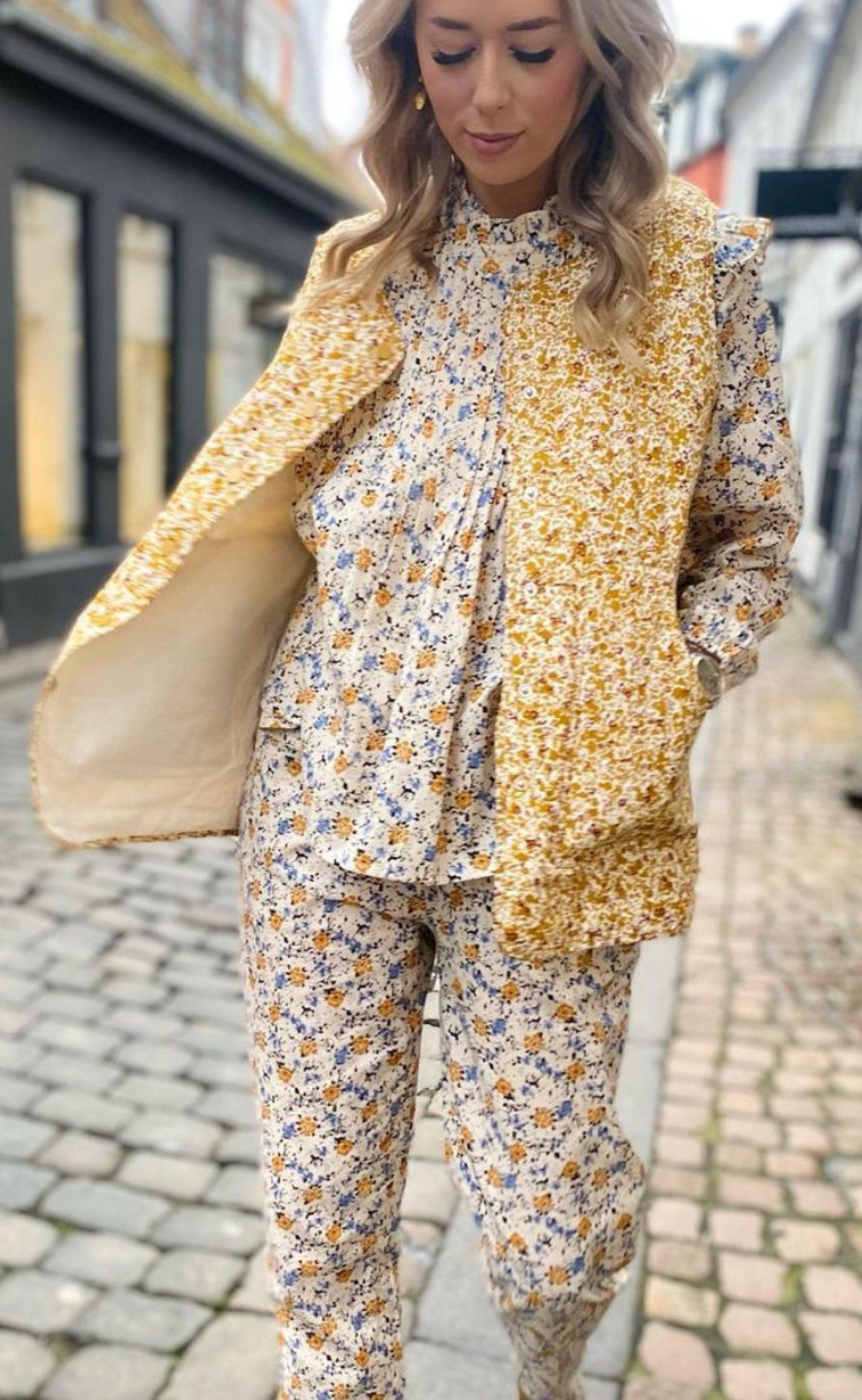 Lollys Laundry Vest - Dale - Mustard