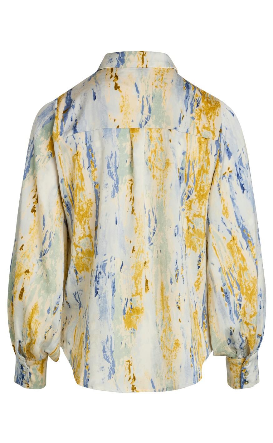 Love & Divind Bluse - Love672-2 - Graphic/Blue