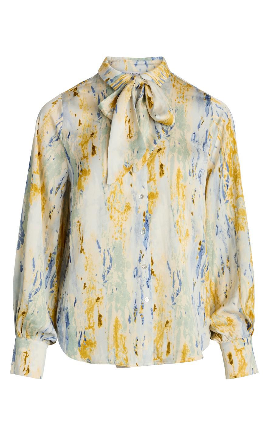 Love & Divind Bluse - Love672-2 - Graphic/Blue