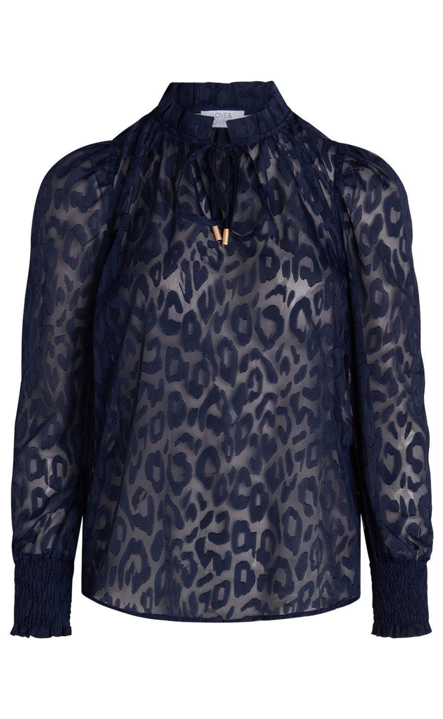 Love & Divine Bluse - Love490-11 - Navy