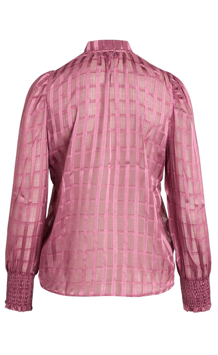 Love & Divine Bluse - Love490-6 - Pink Check