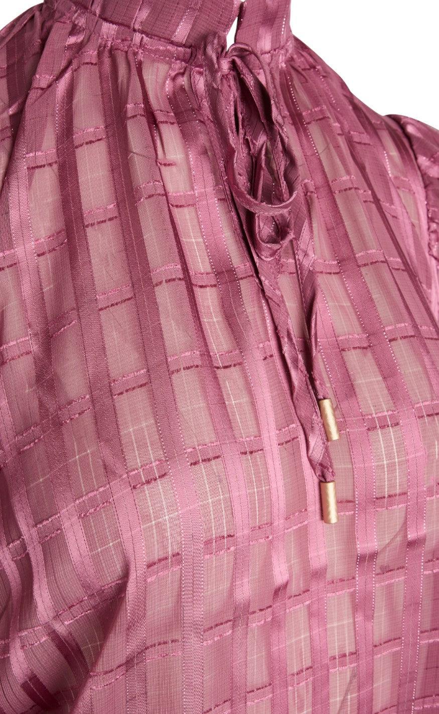 Love & Divine Bluse - Love490-6 - Pink Check