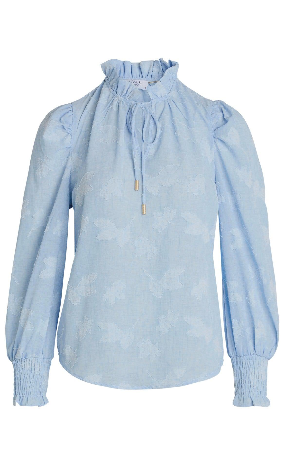 Love & Divine Bluse - Love490-9 - L. Blue