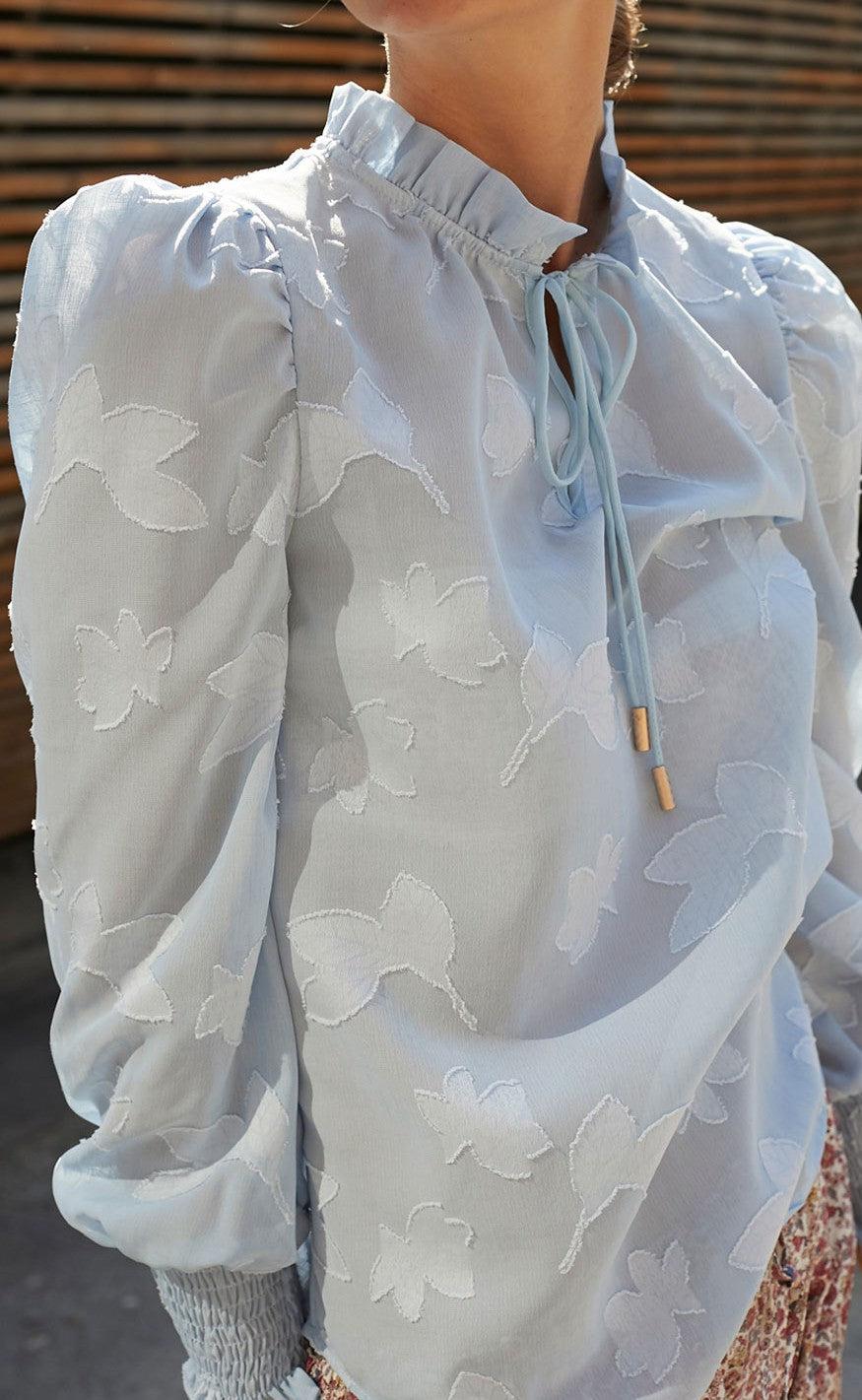 Love & Divine Bluse - Love490-9 - L. Blue