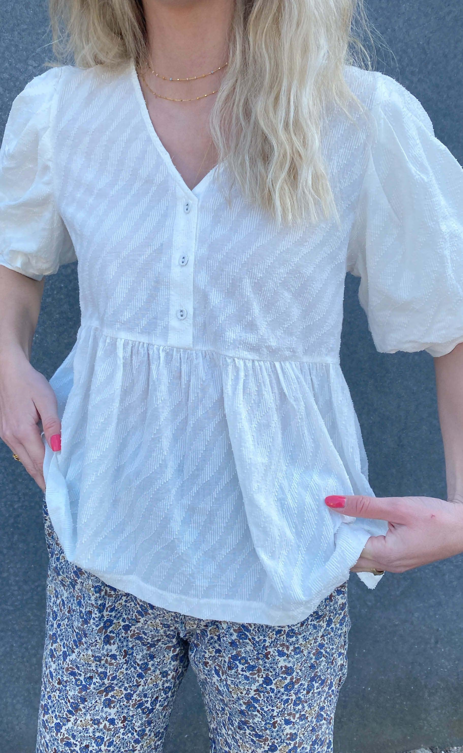 Love & Divine Bluse - Love644 - White